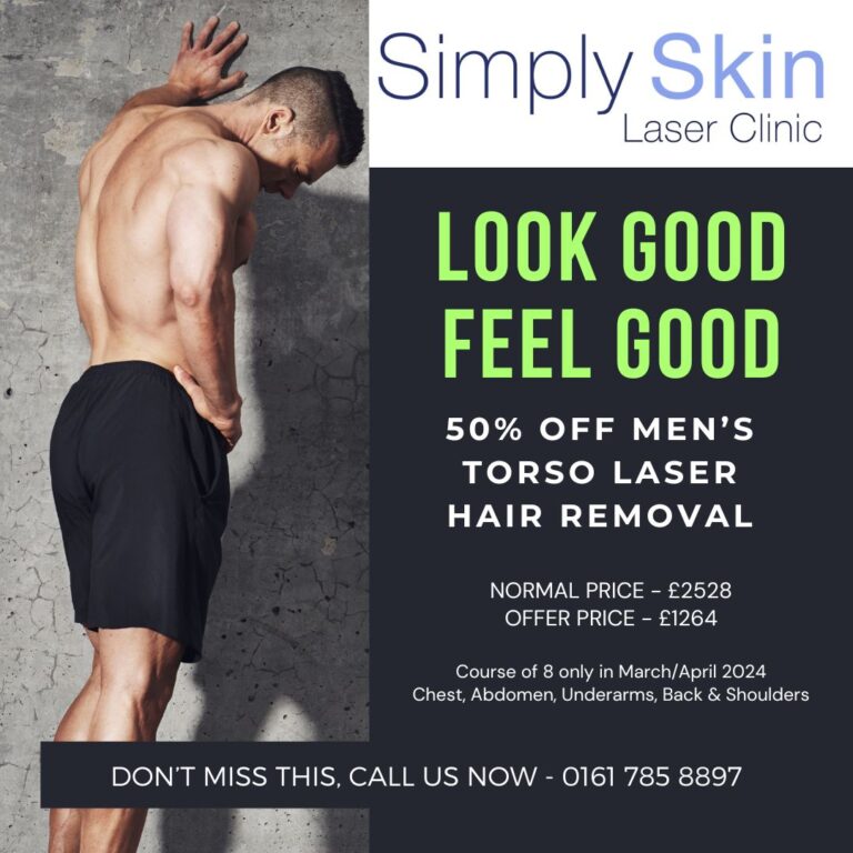 50% OFF Laser Hair Removal, Simply Skin Oldham Ltd.