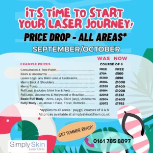 Laser Hair Removal at Simply Skin Laser Clinic in Oldham