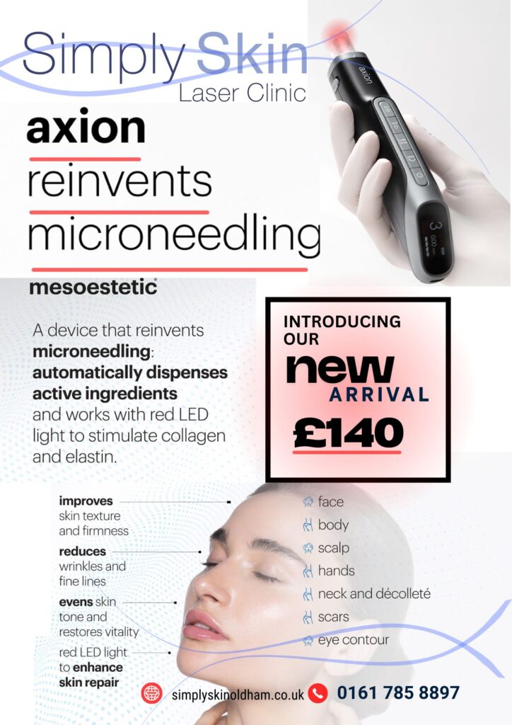 Axion Skin Needling by mesoestetic at Simply Skin Clinic Oldham